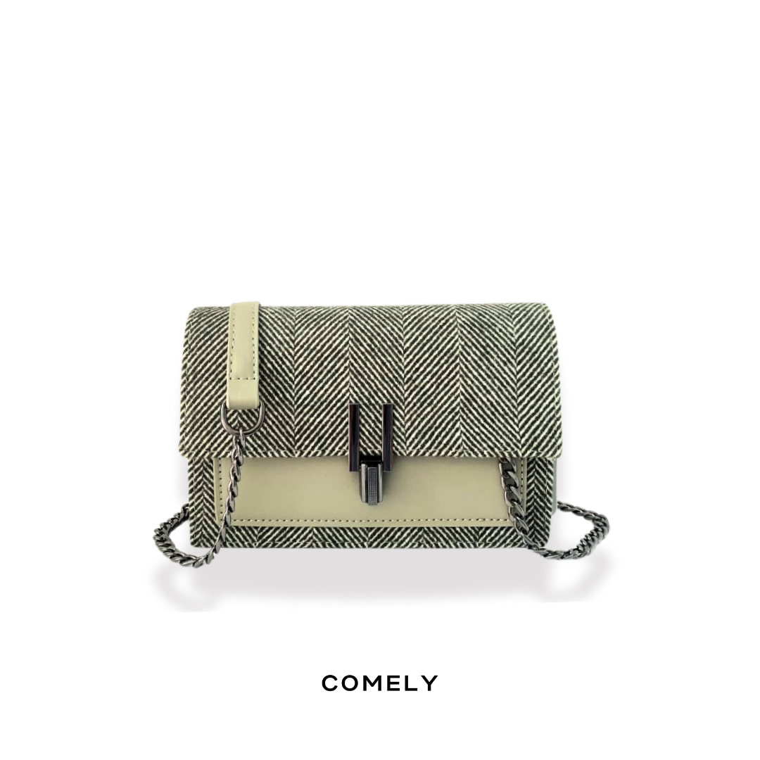 Contrast Chain Bag 